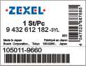 bar code sticker