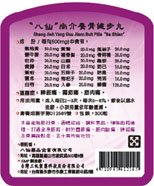 食品類或藥品類標籤