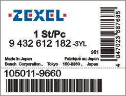 bar code sticker